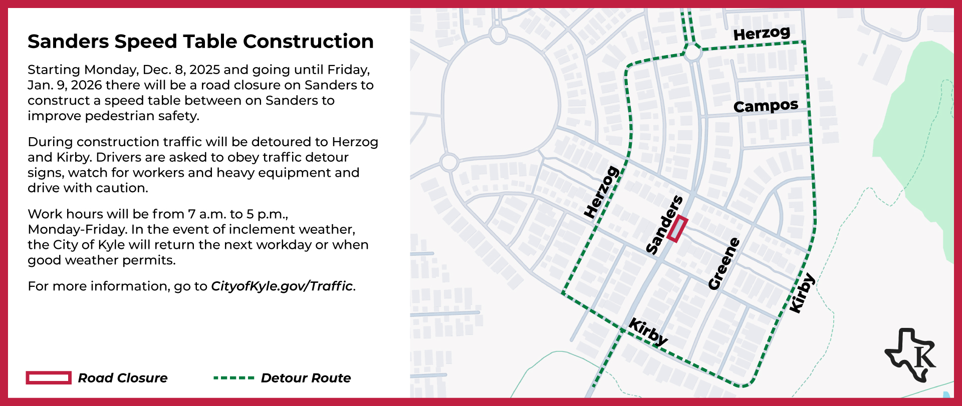 Sanders Speed Table Construction