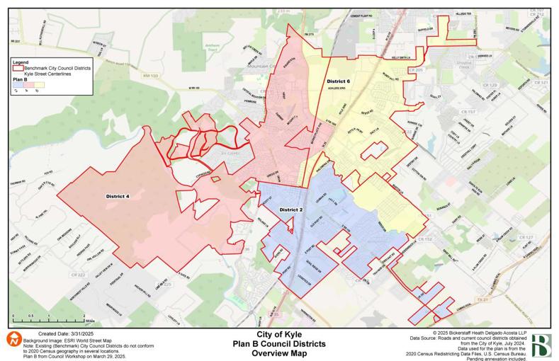 Voting District Map June 2025