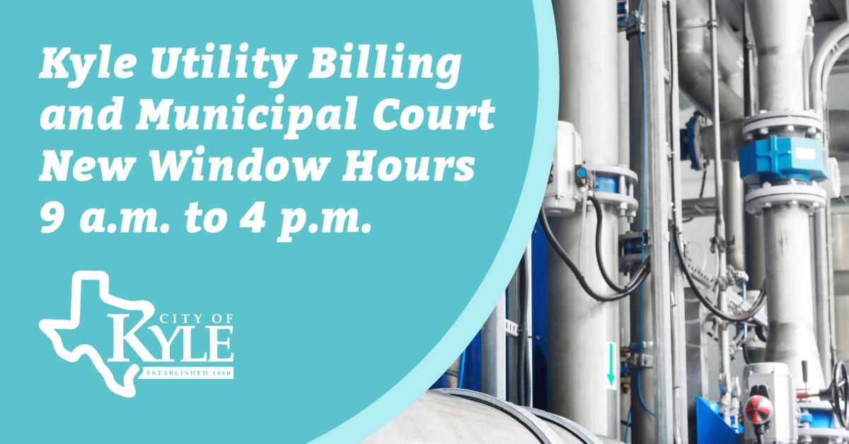 New Window Hours beginning Nov. 7, 2022: Monday- Friday from 9 a.m. to 4 p.m.