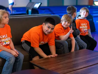 Children At a Bowling Alley