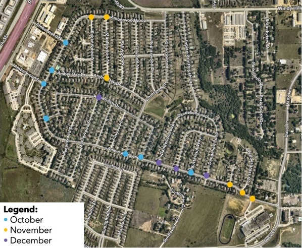 Amberwood ADA Ramp Project Map